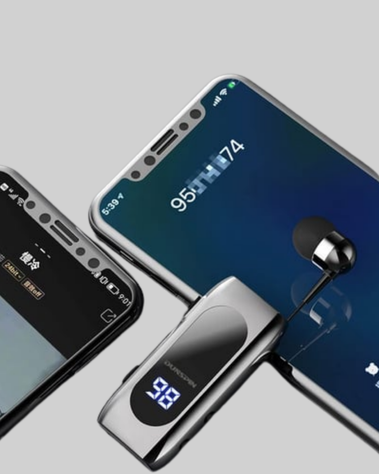 Bluetooth 5.2 Klipsli Kablosuz Kulaklık – Dijital Ekran & Titreşimli Uyarı