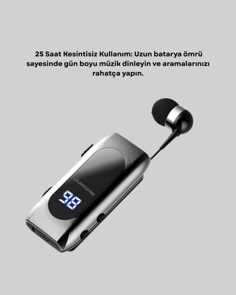 DS-F210 Kablosuz Kulaklık – 25 Saat Kullanım & Hızlı Şarj