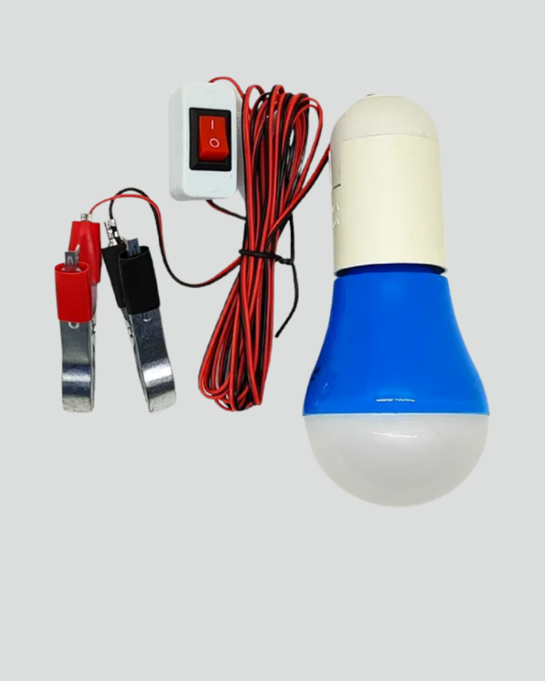 12V LED Ampul Timsah Kıskaçlı Taşınabilir Aydınlatma