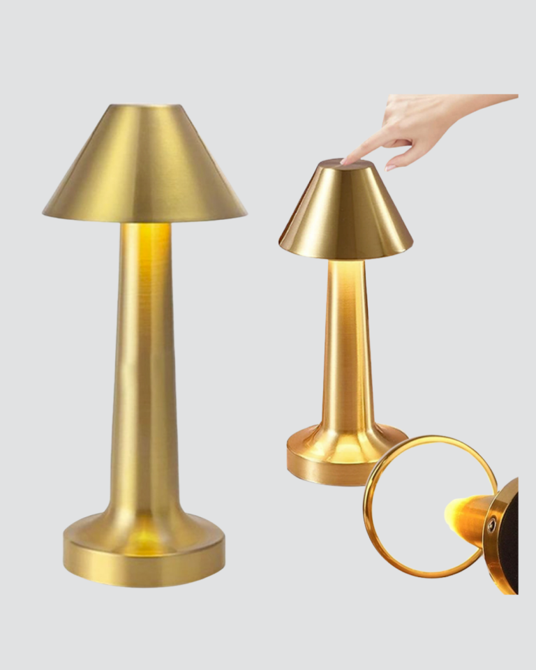 LED Masa Lambası 3 Renk Ayarlı Şarjlı Kablosuz Modern Tasarım
