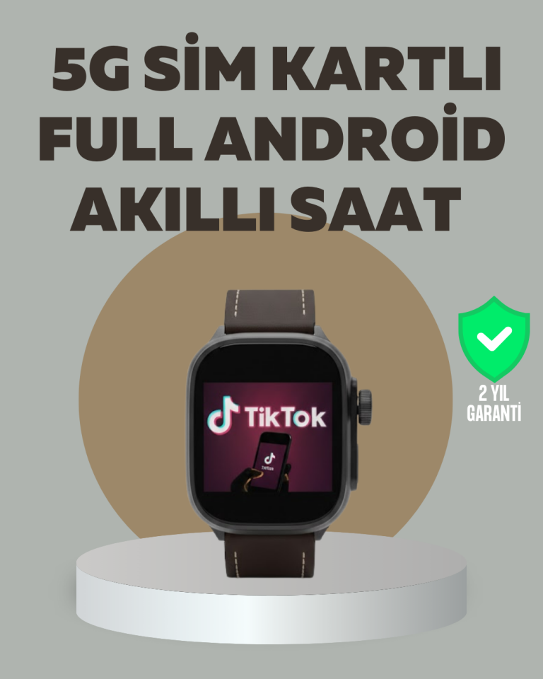 Android Akıllı Saat 5G Destekli Uygulama İndirme