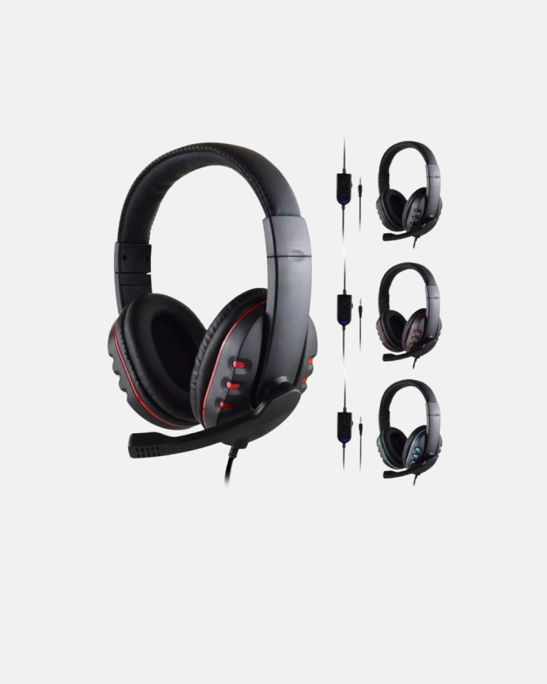 Profesyonel Gaming Kulaklık – Mikrofonlu, Yumuşak Pedli, Stereo Ses Kalitesi, Tere Dayanıklı