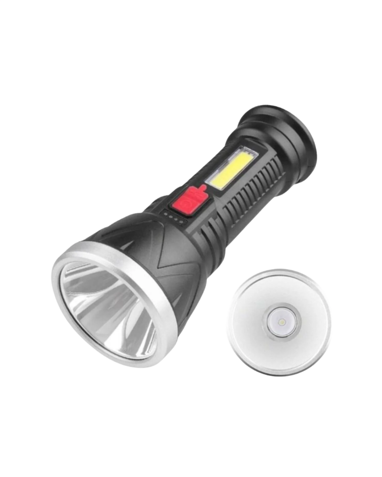 Uzun Menzilli Işıldak Şarjlı 9 LED 4 Kademeli Aydınlatma
