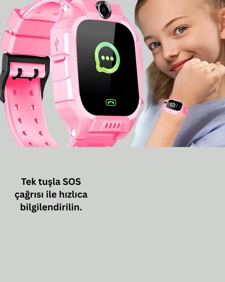 S10 Çocuk Takip Saati Güvenli Alan Uyarısı ve Sesli Mesaj