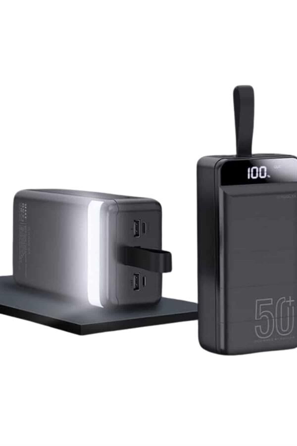 Powerbank Çoklu Şarj Girişi 50.000 Mah Taşınabilir Dijital Göstergeli