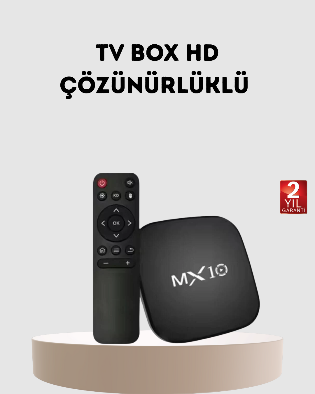 4K Ultra HD TV Kutusu – 8 GB Hafıza, Google Asistan, Chromecast, Dolby Destekli
