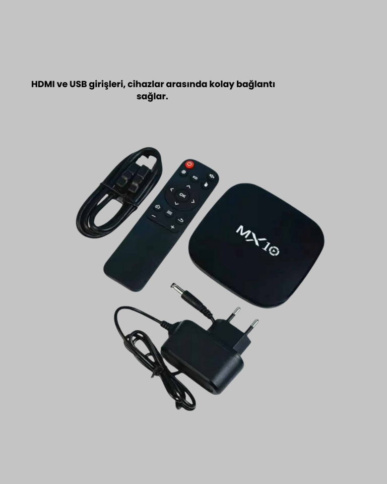 Android 4K TV Box – Wi-Fi, Bluetooth, Dolby Ses, 60 FPS Ultra HD