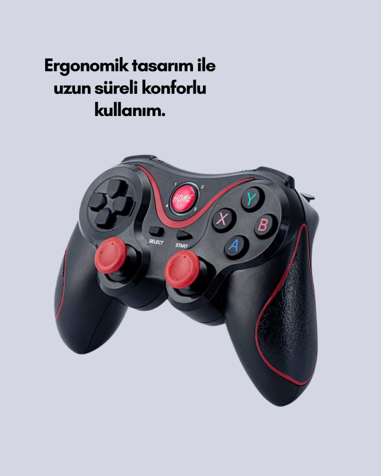 Gelişmiş Kontrol Hassasiyeti Sunan Kablosuz Bluetooth Oyun Kolu