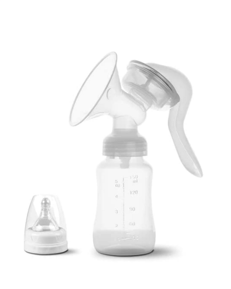 BPA İçermez Manuel Anne Sütü Pompası Biberon Başlıklı Ergonomik
