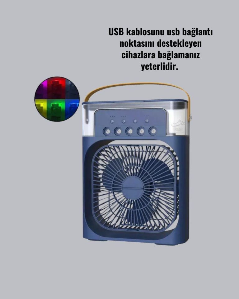 Modern Tasarımlı Kompakt ve Güçlü Hava Üfleyen Fan