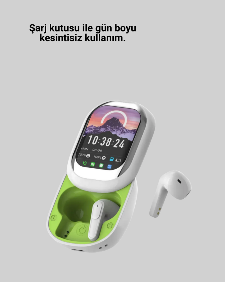 Dokunmatik Ekranlı Aktif Gürültü Azaltma Özellikli Kablosuz Kulaklık V5.4