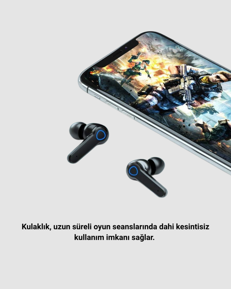 Powerbank’lı M19 Bluetooth Kulaklık – Oyun İçin Düşük Gecikme, Uzun Kullanım ve Şarj Desteği