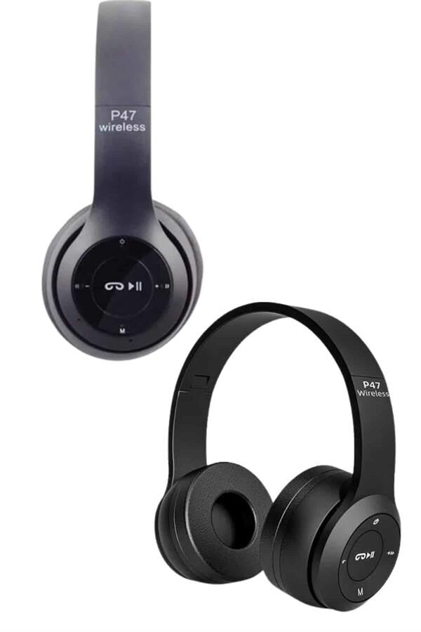 Kulak Üstü Bluetooth Kulaklık Yüksek Ses Kaliteli Ayarlanabilir