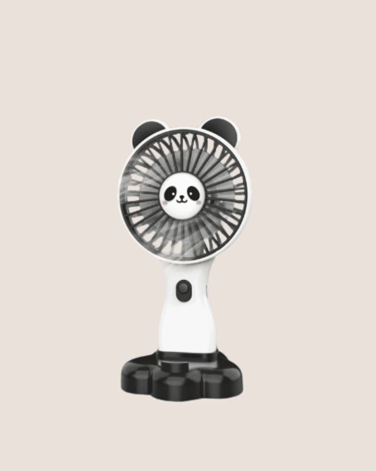 Kompakt Tasarımlı USB Şarjlı Mini Fan – Hayvan Figürlü Vantilatör