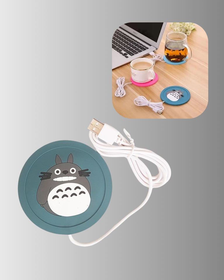 USB Güçlü Isıtıcı Bardak Matı 45–60° Sıcaklık Koruma Silikon Yapı