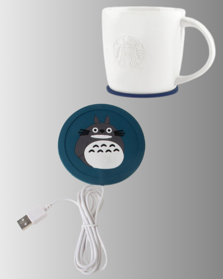 Totoro Figürlü USB Bardak Isıtıcı Sıcak Tutucu Mat 60 Derece Maksimum
