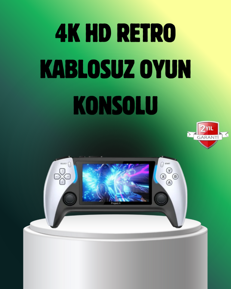 Şarjlı 4 Saat Oyun Süreli TV Bağlantılı Retro Oyun Konsolu