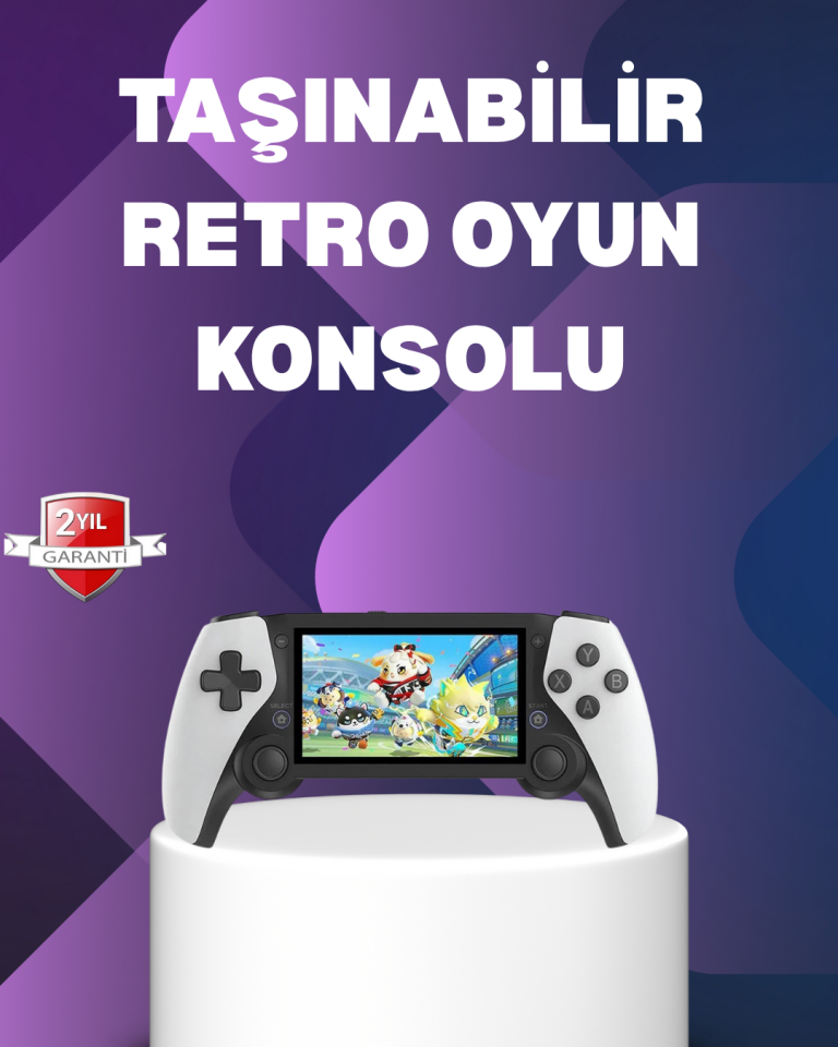 64GB Hafızalı Emülatör Destekli Oyun Konsolu