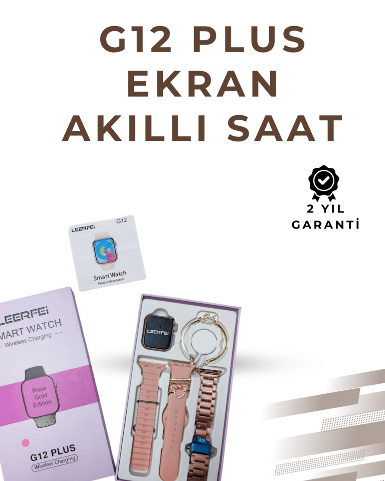 Akıllı Saat GPS Destekli – Kalp Ritmi Ölçer, Titreşimli Bildirim, Su ve Toz Geçirmez