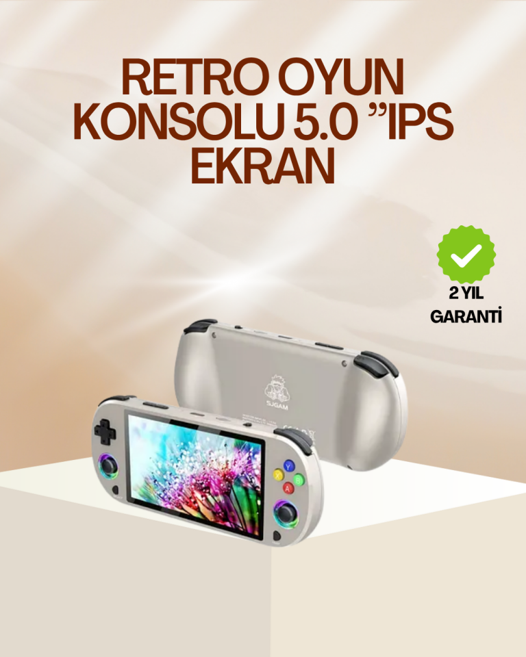 5'' IPS Ekranlı Taşınabilir Oyun Konsolu