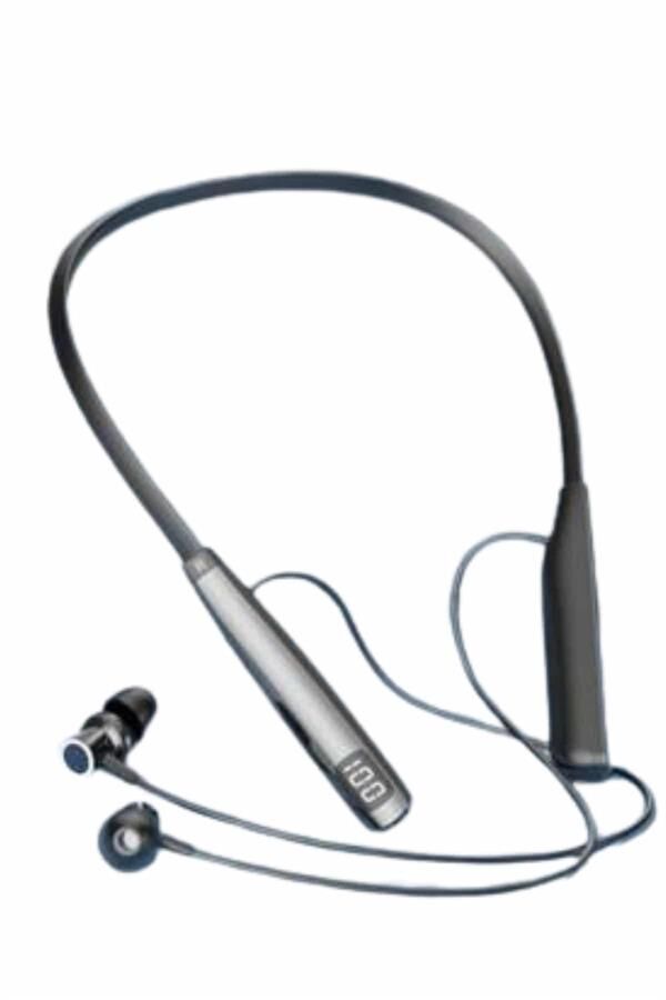 Boyun Askılı 100 Saat Kablosuz Kulaklık Göstergeli Bluetooth Kulaklık