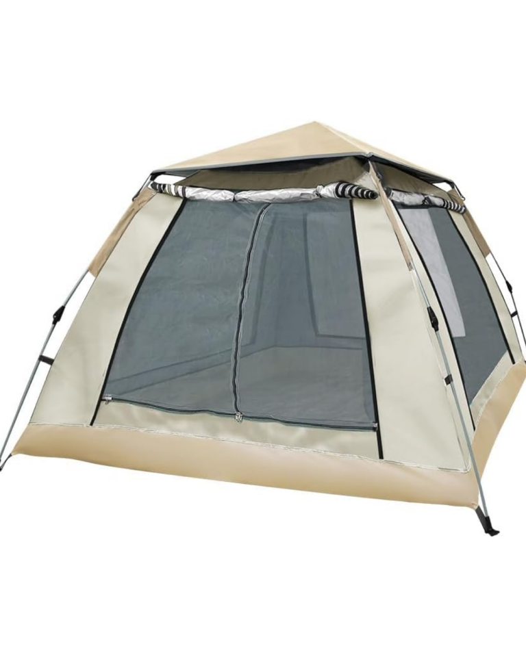 Otomatik Kamp Çadırı 240x240x160 cm 6 Kişilik Geniş Hacimli Güneşlikli
