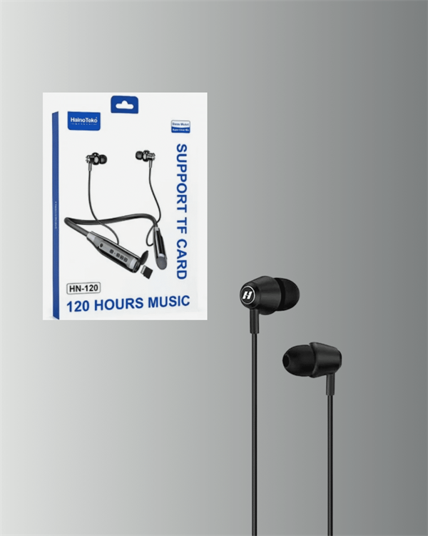 120 Saat Pil Ömrüyle Boyun Askılı Bluetooth Kulaklık – Spor ve Günlük Kullanım İçin