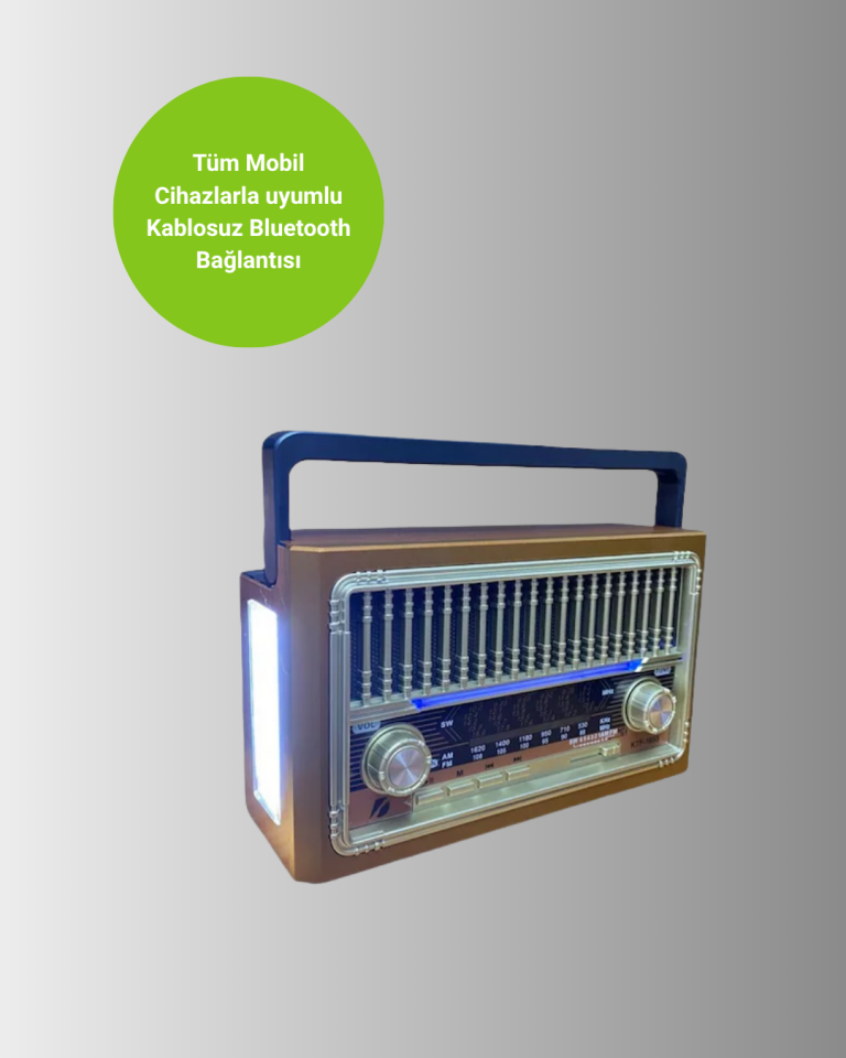 Kablosuz Bluetooth Hoparlör ve FM Radyo