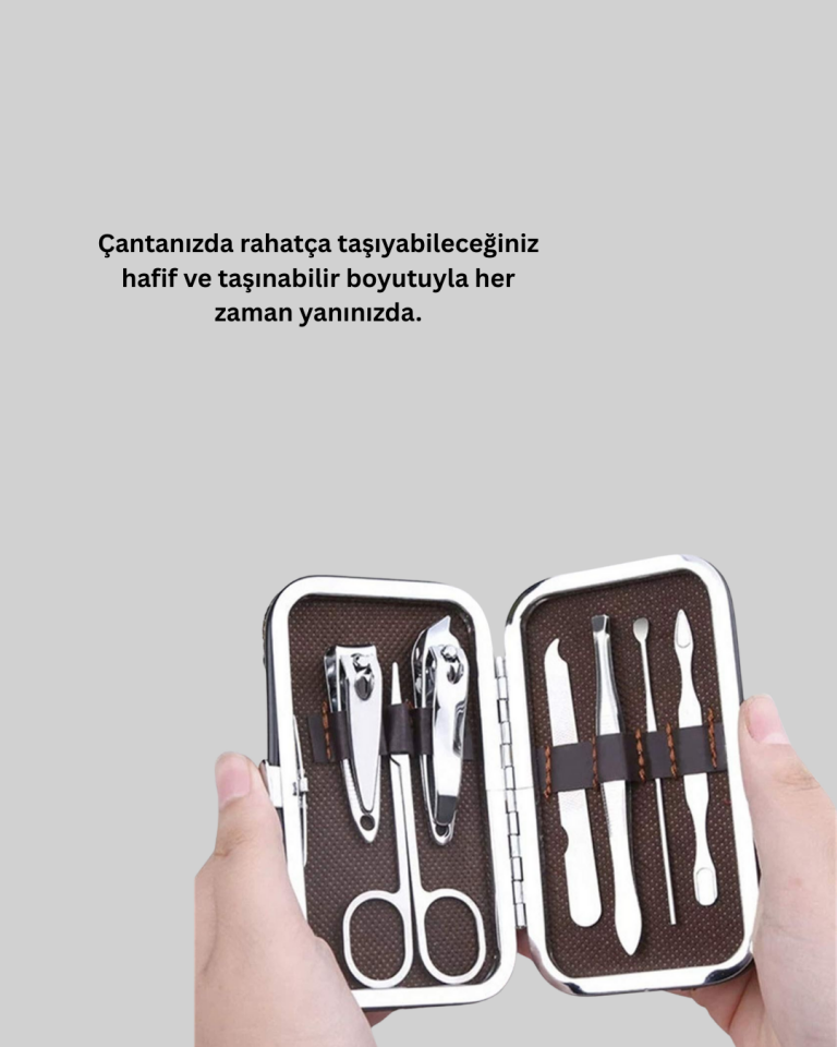 Kompakt Tasarımlı El ve Ayak Bakım Seti