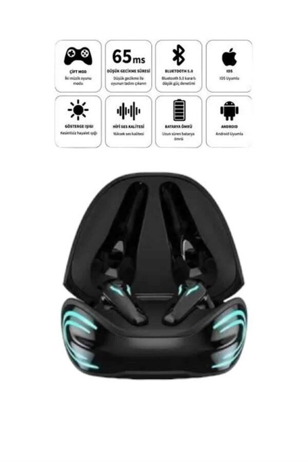 Android ve İOS Uyumlu Bluetooth Kulaklık Gaming Kulaklık Mini