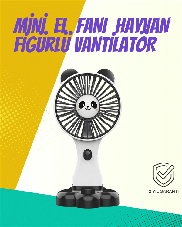 Çok Fonksiyonlu Mini El Fanı – Sessiz & Güçlü Yaz Yardımcısı