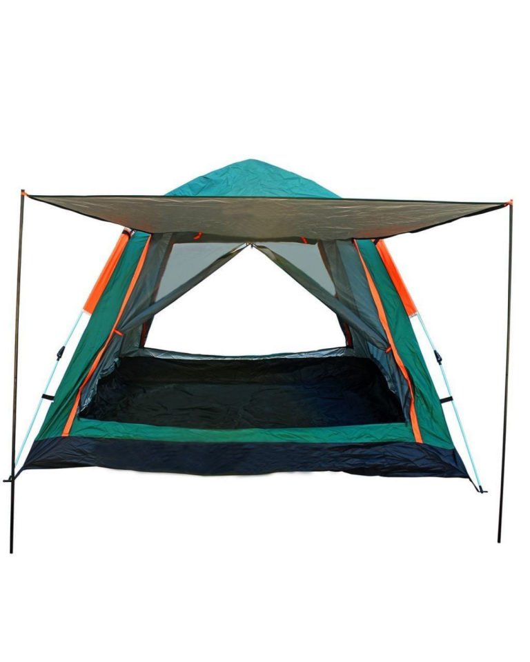 4 5 Kişilik Kamp Çadırı Güneşlikli Suya Dayanıklı Geniş Hacimli Outdoor