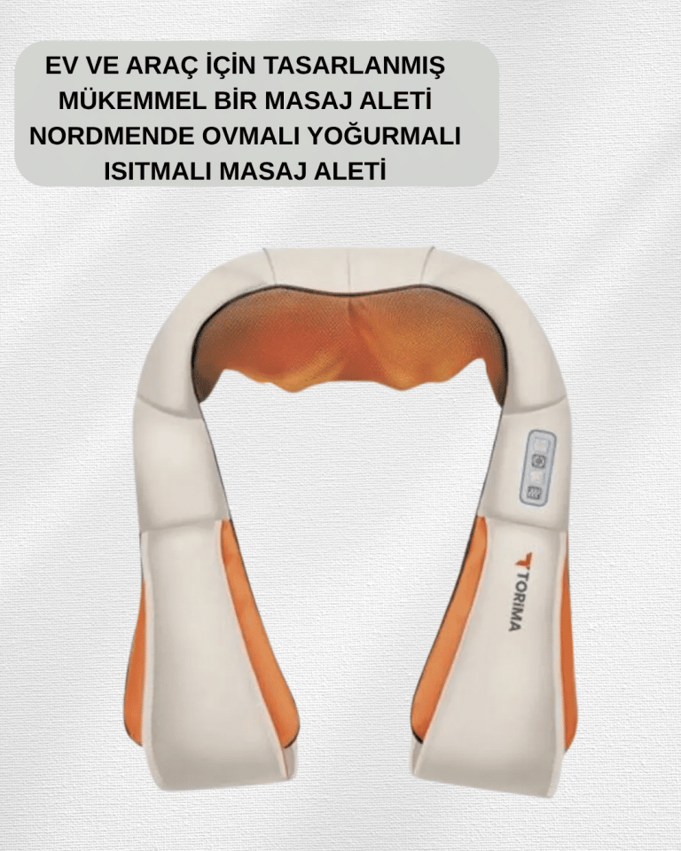Ovmalı Isıtmalı Masaj Aleti – Boyun, Sırt, Bel, Omuz ve Bacak İçin