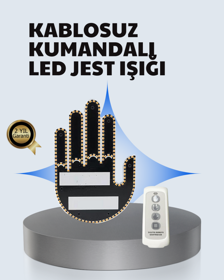Uzaktan Kumandalı Çok Fonksiyonlu Araç Led Işığı
