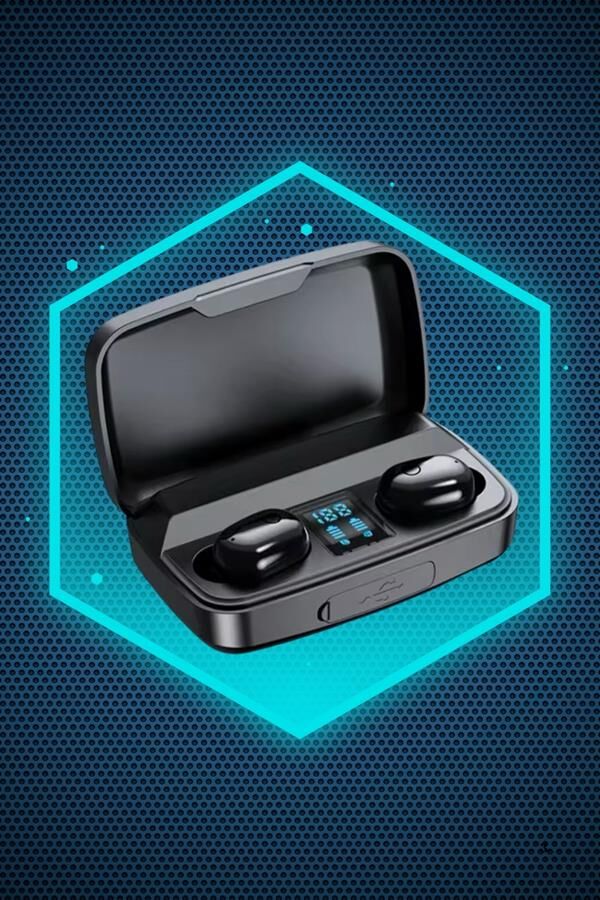 Dijital Göstergeli Bluetooth Kulaklık Kablosuz TWS Stereo Bluetooth 5.0