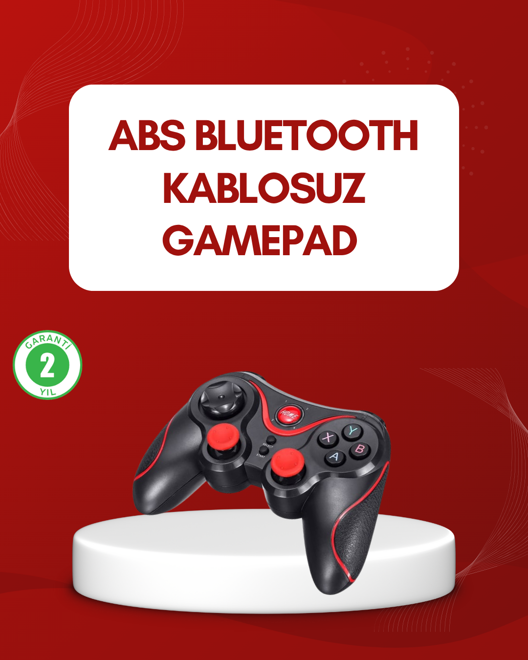 Yüksek Hassasiyetli Kablosuz Oyun Kolu PC ve Mobil Uyumlu
