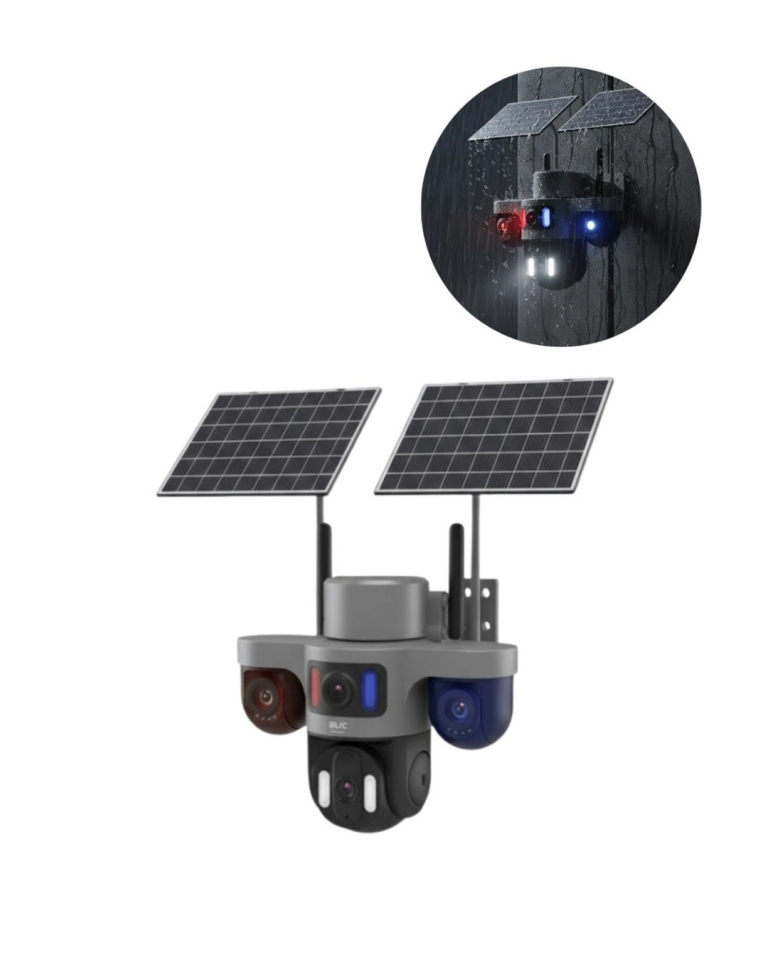 Güneş Enerjili Arıcı Kamerası 4G SIM Kartlı 9MP 3 Lens Yayla Güvenlik Kamerası 2 Yıl Garantili