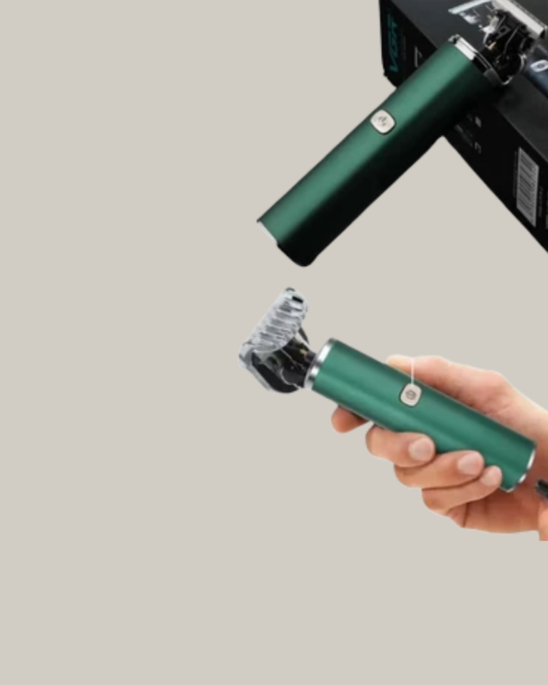 Koyu Yeşil Profesyonel Metal Gövdeli Saç Kesme Makinesi