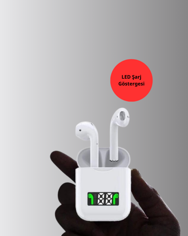 Kablosuz TWS Bluetooth 5.0 Kulaklık – Dokunmatik Kontrol, LED Göstergeli
