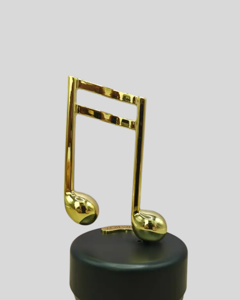 Melodious Music Altın Nota Figürlü Müzik Kutusu