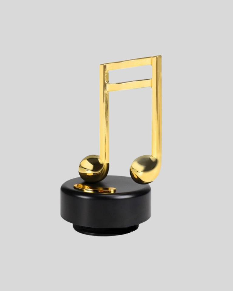 Melodious Music Altın Nota Figürlü Müzik Kutusu