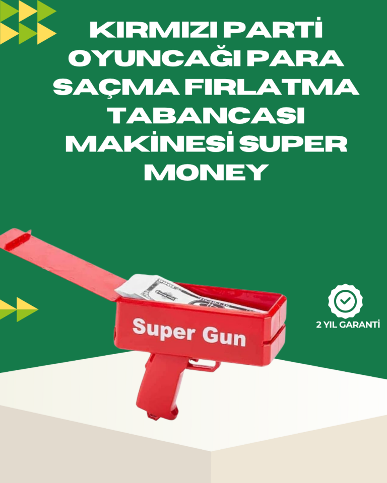 Elektrikli Money Gun Oyuncak Parti Tabancası