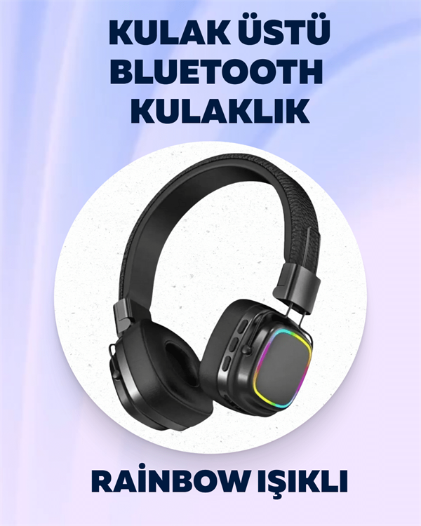 Yüksek Ses Kaliteli Kablosuz Kulak Üstü Kulaklık – BT 5.3