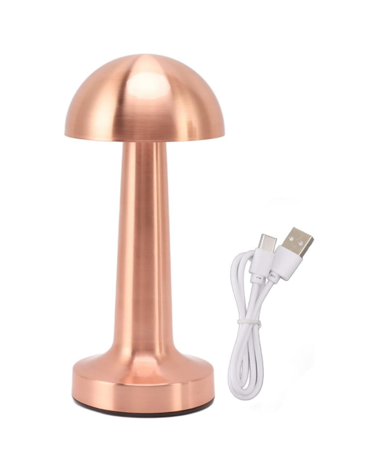 USB Çıkışlı LED Mantar Masa Lambası 3 Modlu Dokunmatik Aydınlatma