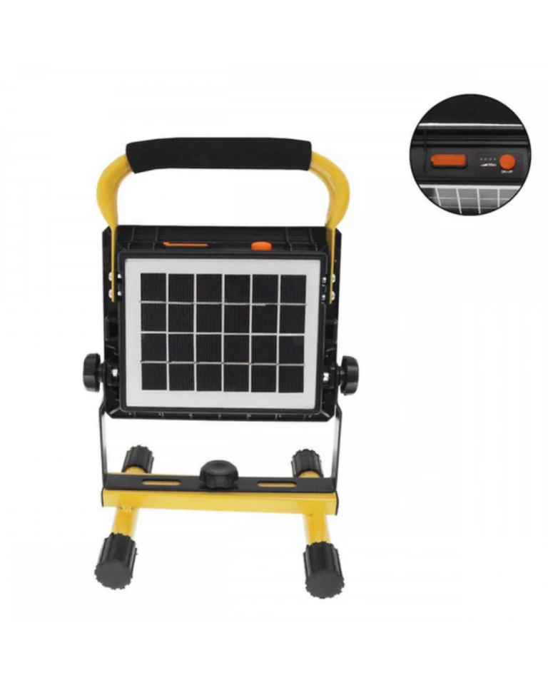 Solar Enerjili LED Kamp Feneri 4 Modlu Ayarlanabilir Açılı Güçlü Aydınlatma