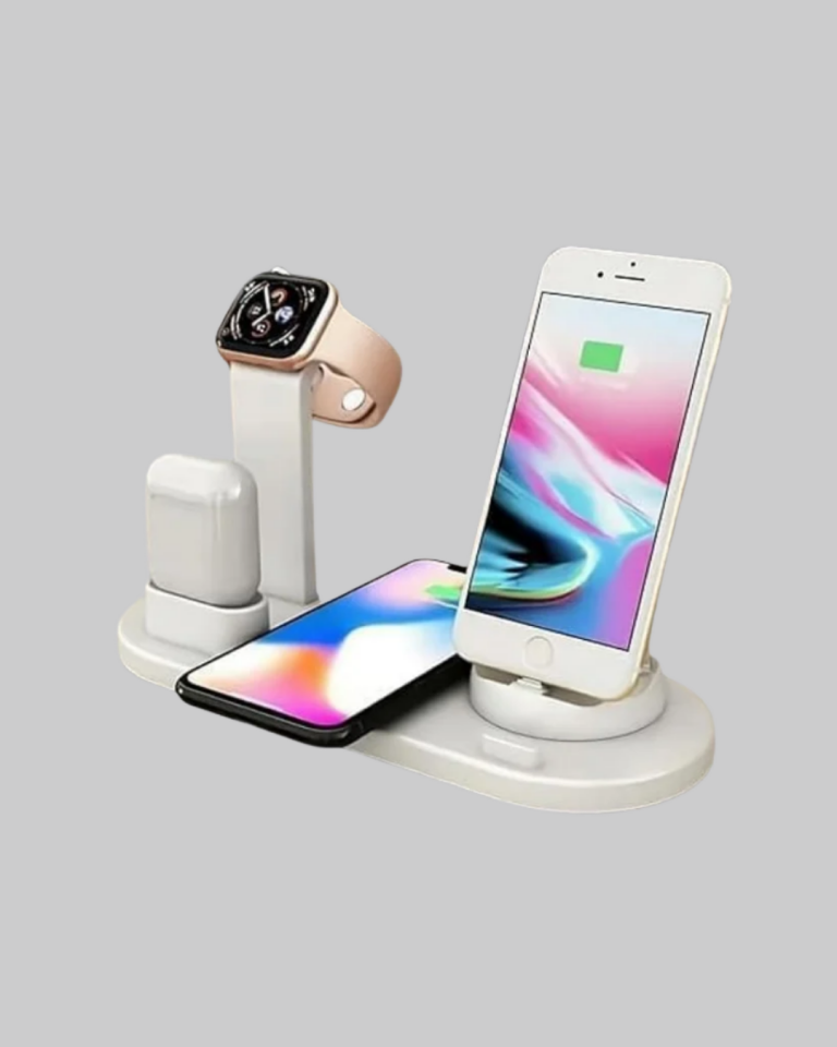 Modern Tasarımlı Çok Fonksiyonlu Kablosuz Şarj Standı