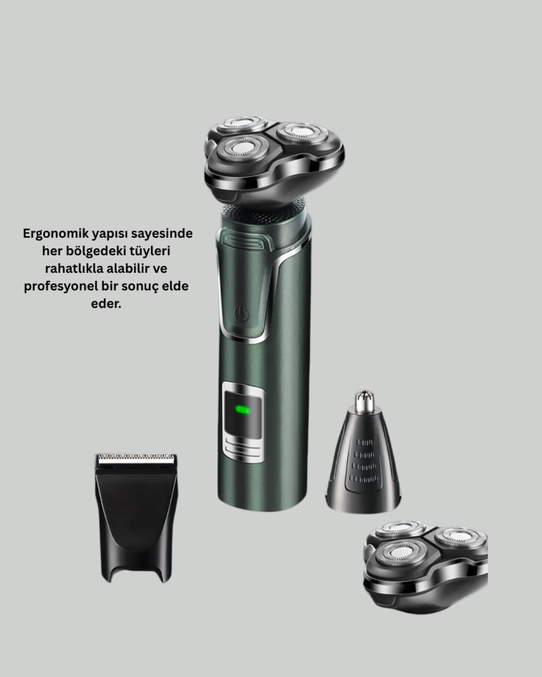 Hassas Bölgeler İçin Çok Fonksiyonlu Tıraş Makinesi