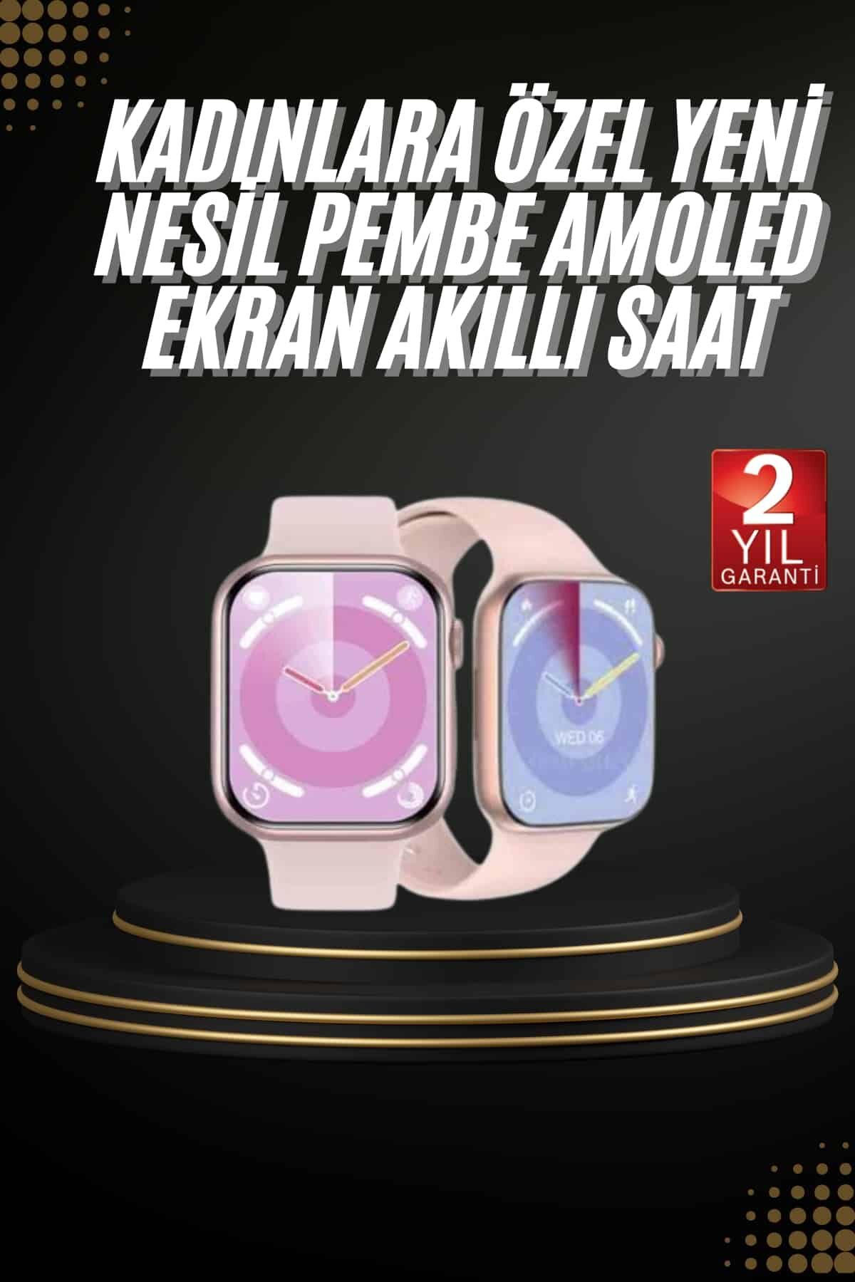 Akıllı Saat Bluetooth Bağlantılı Bluetooth Arama ve Sosyal Medya Bildirim Destekli