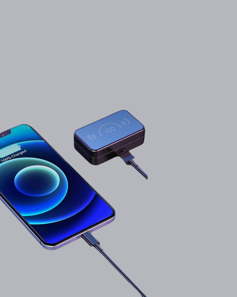 Ayna Ekranlı Bluetooth 5.1 Kablosuz Kulaklık – 3500 mAh Şarj Kutusu, Suya Dayanıklı