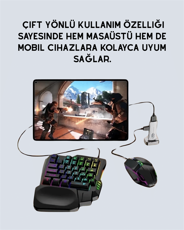 Kablosuz Mobil Oyun Kiti – 5 Parça Tam Set